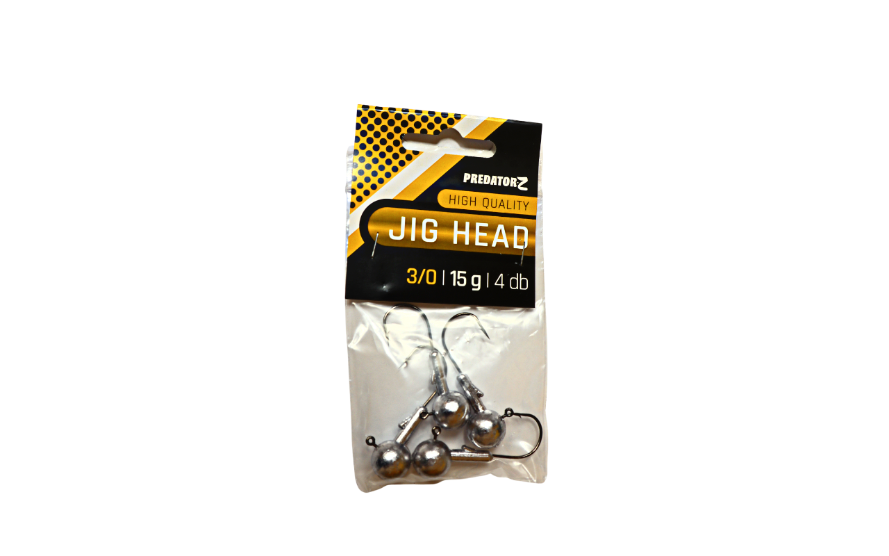 PZ Jig fej 3/0, 3/0, 7 g, 4 db