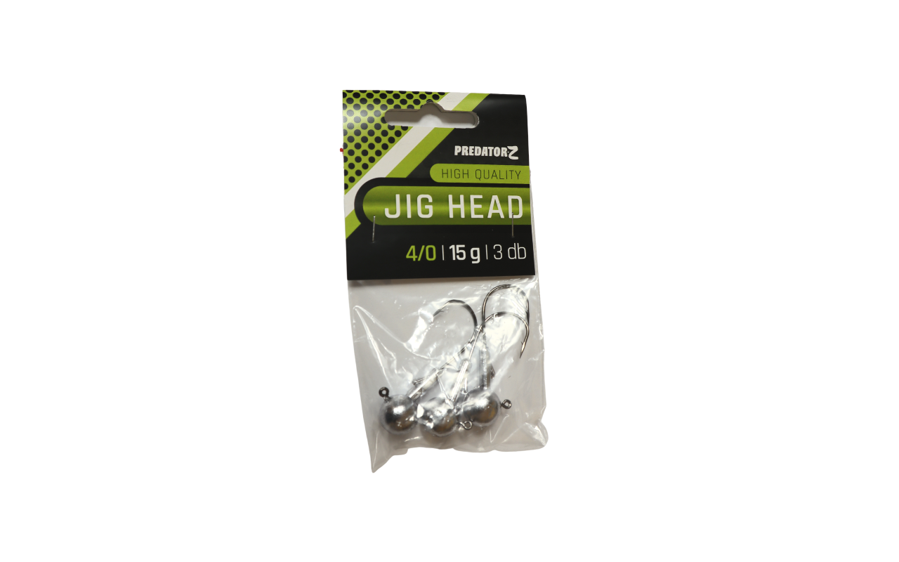 PZ Jig fej 4/0, 4/0, 15 g, 3 db