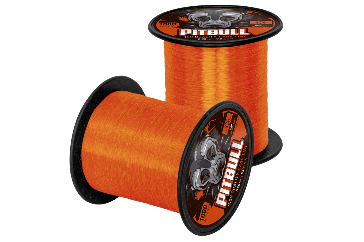 Carpzoom Pitbull High UVhorgászzsinór, o 0,26 mm, fluo narancs