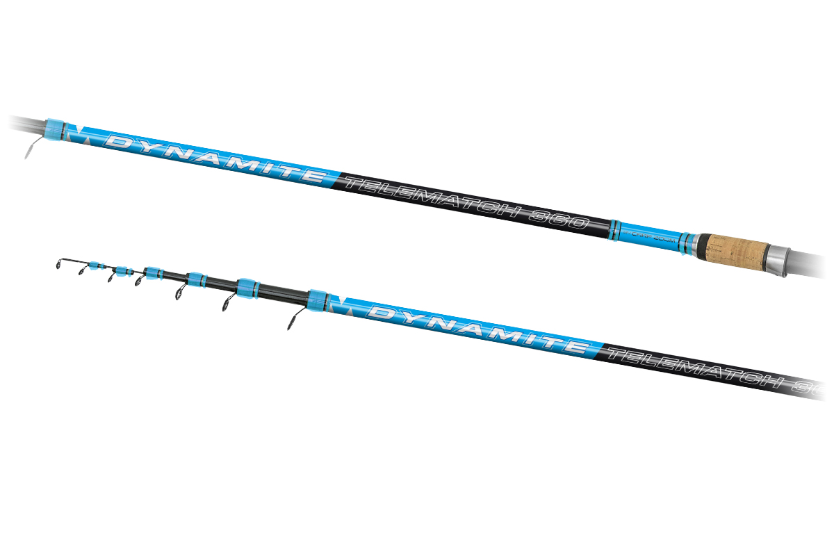 Carpzoom Dynamite Telematch horgászbot, 395 cm, 10-80 g, 5 részes