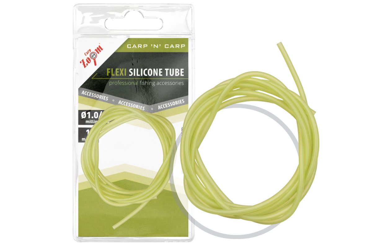 Carpzoom Flexi szilikon cső, o 0,5/1,5 mm - 1 m, zöld